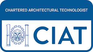PDE Architecture - MCIAT Logo - Chartered Architectural Technologist